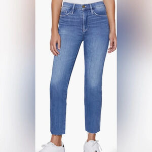 FRAME Le Sylvie Crop high-rise straight fit Jeans